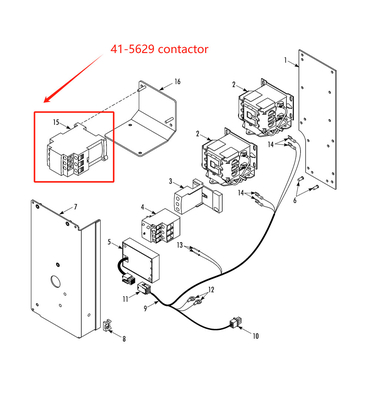 THERMO KING AC contactor 415629 de vervangende onderdelen