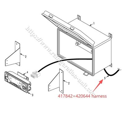 420644/42-0644 417842/41-8742 THERMO KING T-serie T-600M T-800M T-1000M T-680Pro T-880Pro T-1080Pro HARNAAS - HMI-controller