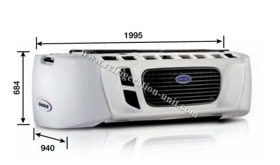 Carrier transicold oasis 350 koelunit beschikbaar voor de 8-9 meter gekoelde bakwagen in 40-50 graden Omgevingstemperatuur goede prijs