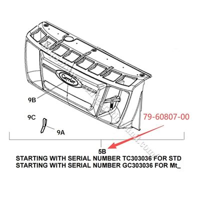 79-60807-00 Drager S550 S750 S850 voorhuidbedekking originele onderdelen
