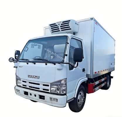 Isuzu 100p Japan Brand Truck chassis met 4,1 meter lange koelbox met THERMO KING koelinstallaties RV380V 4X2 Mini 3tons 2 Ton Freezer Koeltruck