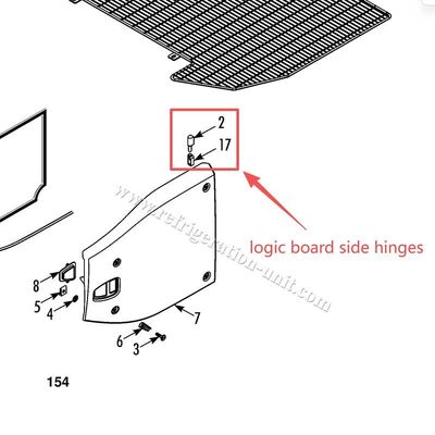 logisch bord zijkantcontroller doos zijkant scharnieren T-serie THERMO KING koelinstallatie T-600M/R 800M/R 1000M/R 680Pro 880Pro T-1080Pro